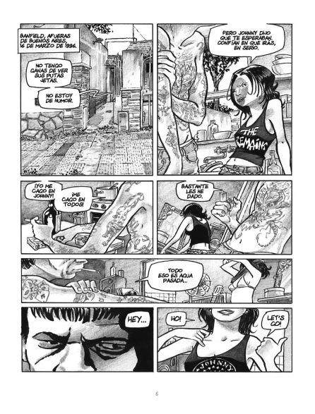 Una de las páginas de 'One Two Three Four Ramones' Una de las páginas de 'One Two Three Four Ramones'
