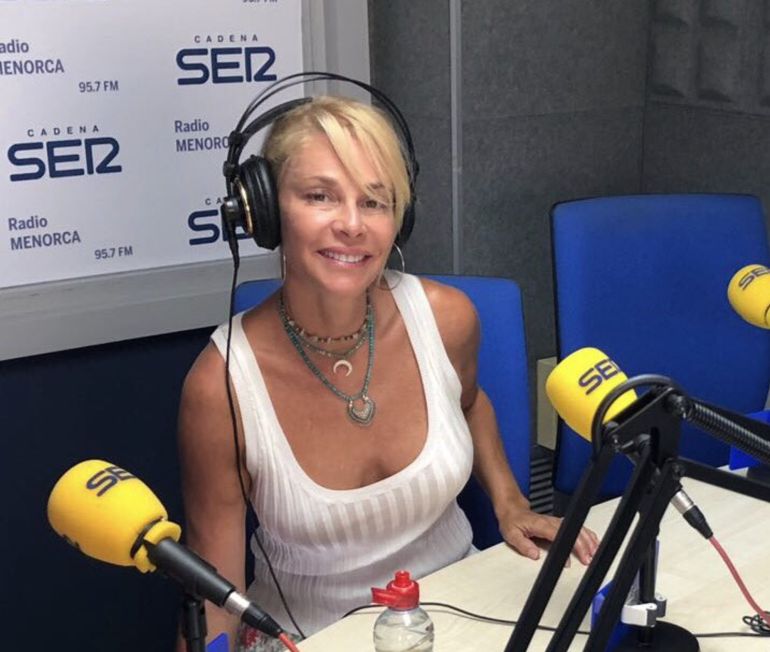 La actriz Belén Rueda en Radio Menorca. La actriz Belén Rueda en Radio Menorca.