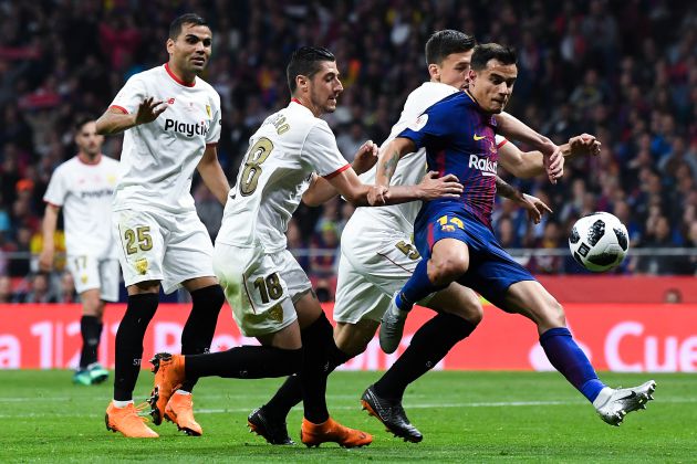 Final de la Copa del Rey 2018 entre el Barcelona y el Sevilla en el Wanda Metropolitano Final de la Copa del Rey 2018 entre el Barcelona y el Sevilla en el Wanda Metropolitano