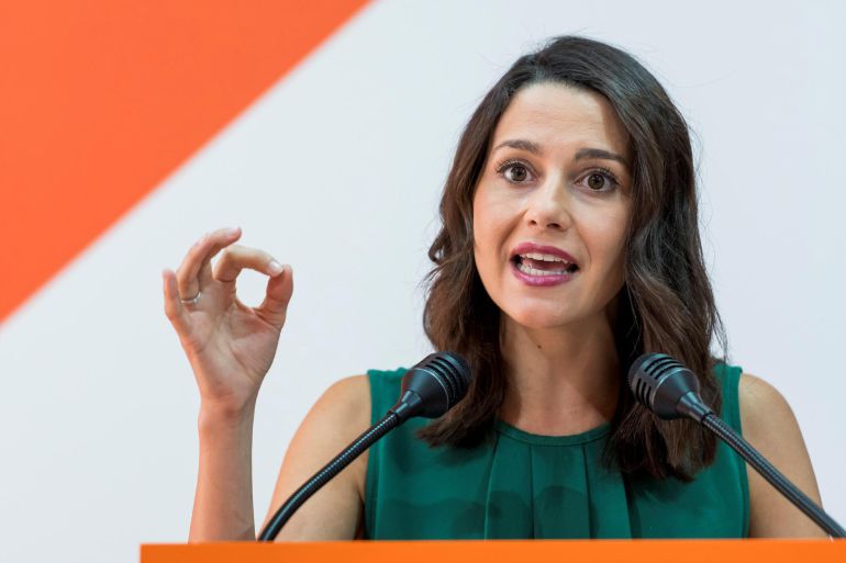 La portavoz nacional de Ciudadanos (Cs), Inés Arrimadas tras la reunión con los candidatos de Cs de las provincias andaluzas a las elecciones autonómicas La portavoz nacional de Ciudadanos (Cs), Inés Arrimadas tras la reunión con los candidatos de Cs de las provincias andaluzas a las elecciones autonómicas