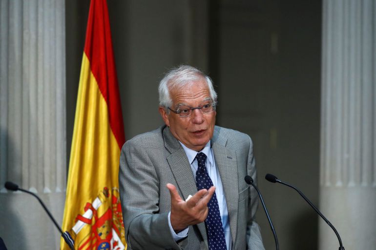 El ministro de Asuntos Exteriores, Josep Borrell El ministro de Asuntos Exteriores, Josep Borrell
