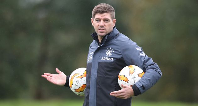 Gerrard, durante un entrenamiento Gerrard, durante un entrenamiento
