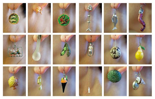 Carme Ruscalleda tiene una gran colección de pendientes, muchos de ellos gastronómicos... ¡y a cual más original! Carme Ruscalleda tiene una gran colección de pendientes, muchos de ellos gastronómicos... ¡y a cual más original!