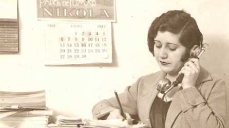 Imagen de archivo de la periodista Josefina Carabias Imagen de archivo de la periodista Josefina Carabias