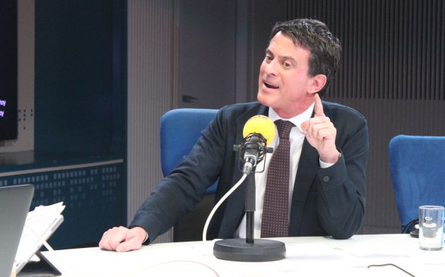 Manuel Valls, en los estudios de la SER. Manuel Valls, en los estudios de la SER.