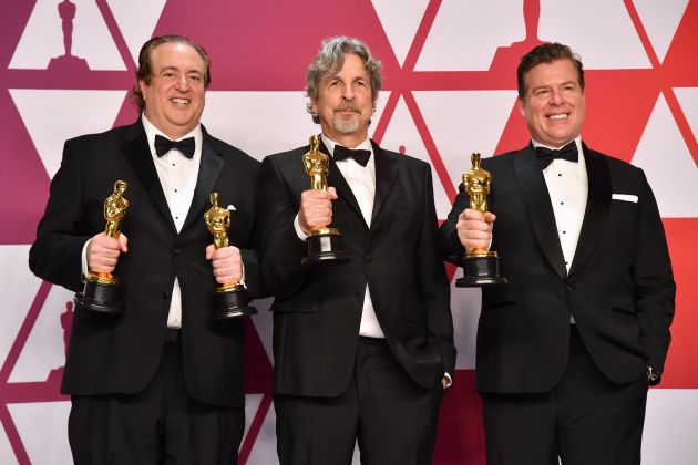 Nick Vallelonga, Peter Farrelly and Brian Currie, de 'Green Book'. Nick Vallelonga, Peter Farrelly and Brian Currie, de 'Green Book'.