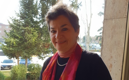 La antropóloga Christiana Figueres en el hotel Meliá Barajas Madrid La antropóloga Christiana Figueres en el hotel Meliá Barajas Madrid