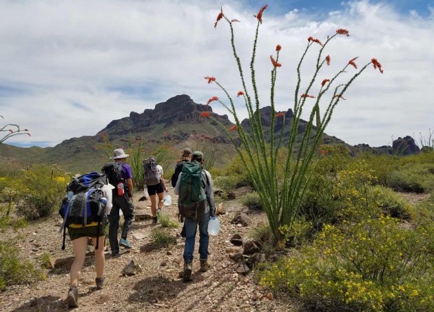 Voluntarios de "No More Deaths" llevan agua a los migrantes en el desierto Voluntarios de "No More Deaths" llevan agua a los migrantes en el desierto