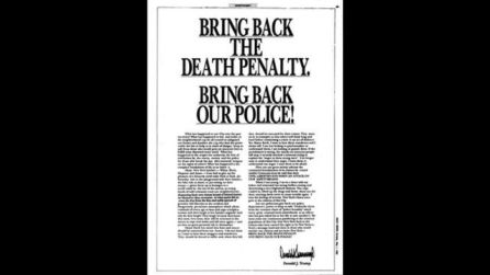 La página que Trump compró en la prensa de Nueva York en 1989 La página que Trump compró en la prensa de Nueva York en 1989