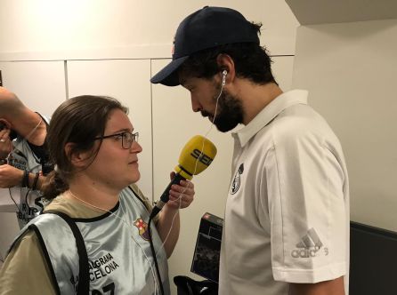 Sergio Llull, tras el partido ante el Barcelona Lassa Sergio Llull, tras el partido ante el Barcelona Lassa