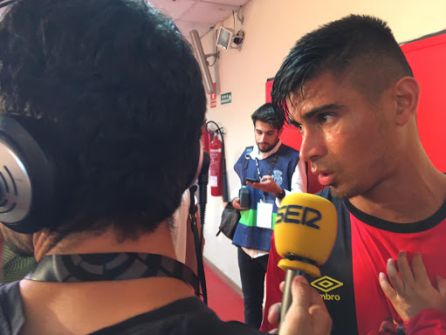 Salva Sevilla: "Aficionados del Deportivo se rieron de nosotros, ahora estamos en Primera y ellos en Segunda" Salva Sevilla: "Aficionados del Deportivo se rieron de nosotros, ahora estamos en Primera y ellos en Segunda"