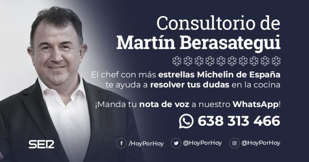 Consultorio de Martín Berasategui en 'Hoy por hoy'. Consultorio de Martín Berasategui en 'Hoy por hoy'.