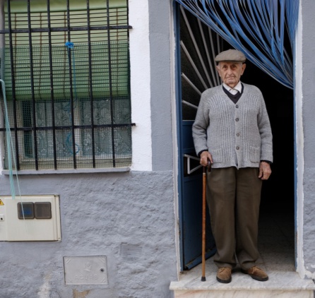 Ángel tiene 96 años y es el vecino más anciano de Pescueza Ángel tiene 96 años y es el vecino más anciano de Pescueza