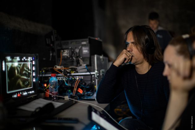 Rafa Cobos, en el set de rodaje Rafa Cobos, en el set de rodaje