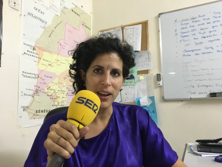 Amparo, coordinadora de Médicos del Mundo. Amparo, coordinadora de Médicos del Mundo.