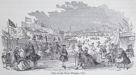 Feria del hielo sobre el río Támesis cuando se congeló en 1716 Feria del hielo sobre el río Támesis cuando se congeló en 1716