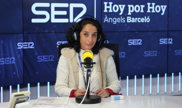 Patricia Ramírez, en el estudio central de la Cadena SER. Patricia Ramírez, en el estudio central de la Cadena SER.
