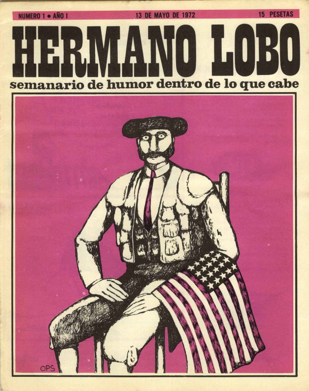 Portada de la revista Hermano Lobo del mes de mayo de 1972 Portada de la revista Hermano Lobo del mes de mayo de 1972