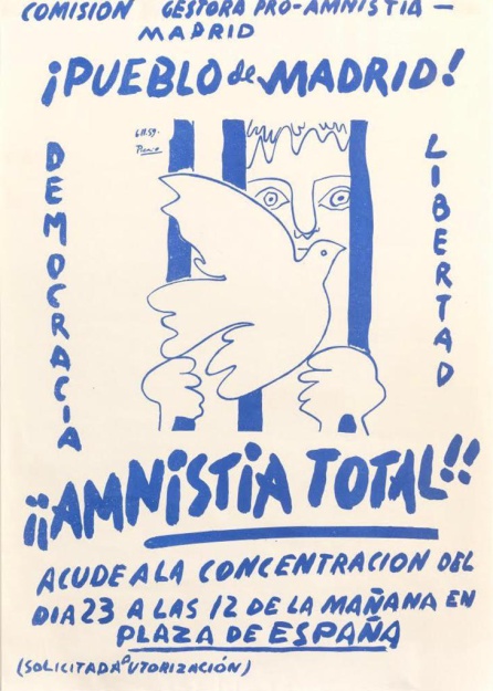Cartel de la Manifestación a la que acudió Arturo Ruiz la mañana en la que fue asesinado por la extrema derecha Cartel de la Manifestación a la que acudió Arturo Ruiz la mañana en la que fue asesinado por la extrema derecha