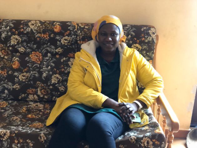 Aisse Dansoko, en la sede de la Asociación de Mujeres de Recas. Aisse Dansoko, en la sede de la Asociación de Mujeres de Recas.