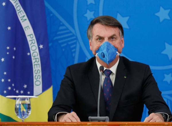 Jair Bolsonaro, durante una rueda de prensa el pasado viernes en Brasilia (Brasil)