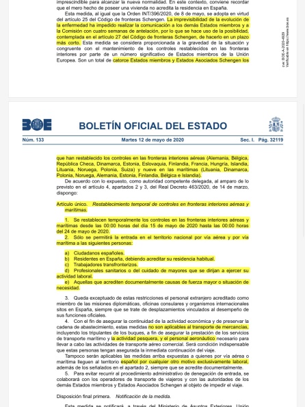 BOE de este martes 12 de mayo. BOE de este martes 12 de mayo.