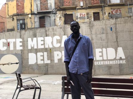 Serigne, en el casco antiguo de Lleida. Serigne, en el casco antiguo de Lleida.