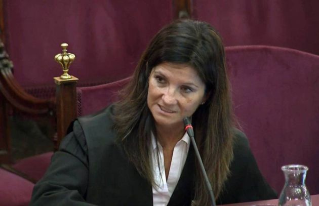 Rosa Seoane durante el juicio del Supremo Rosa Seoane durante el juicio del Supremo