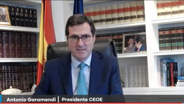 El presidente de la CEOE Antonio Garamendi. El presidente de la CEOE Antonio Garamendi.