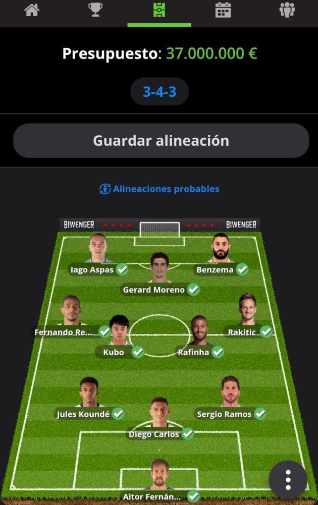 Nombres y consejos a tener en cuenta para la jornada 32 en Primera División en Biwenger Nombres y consejos a tener en cuenta para la jornada 32 en Primera División en Biwenger