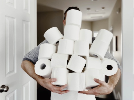El acopio de papel higiénico hacía difícil encontrarlo en los supermercados El acopio de papel higiénico hacía difícil encontrarlo en los supermercados
