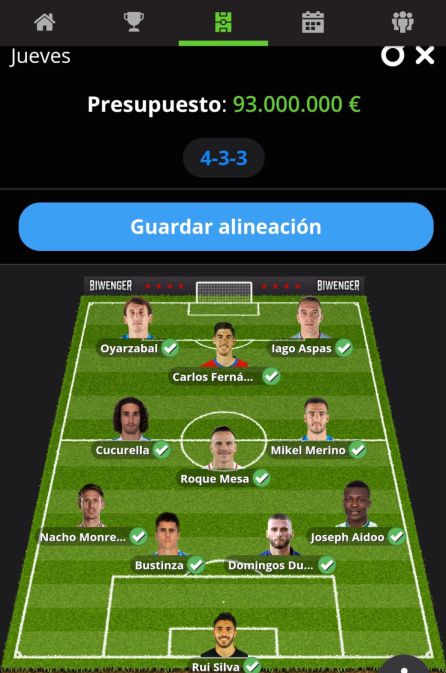 Nombres y consejos a tener en cuenta para la jornada 38 en Primera División en Biwenger Nombres y consejos a tener en cuenta para la jornada 38 en Primera División en Biwenger