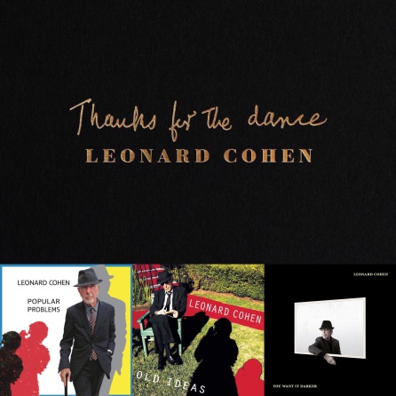 Montaje de las portadas de los últimos cuatro discos de Leonard Cohen Montaje de las portadas de los últimos cuatro discos de Leonard Cohen