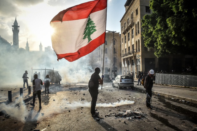 Protestas antigubernamentales del 8 de agosto en Beirut Protestas antigubernamentales del 8 de agosto en Beirut