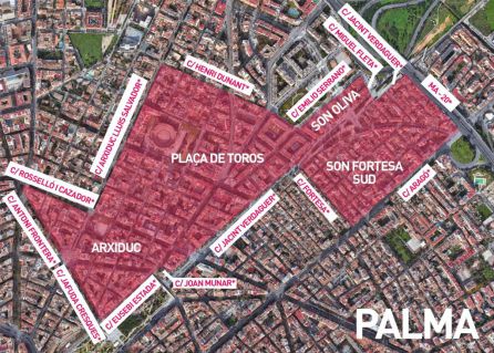 Mapa de los confinamientos en Mallorca Mapa de los confinamientos en Mallorca