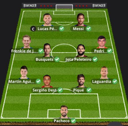 Las recomendaciones de 'El Larguero' para la octava jornada de LaLiga en Biwenger Las recomendaciones de 'El Larguero' para la octava jornada de LaLiga en Biwenger