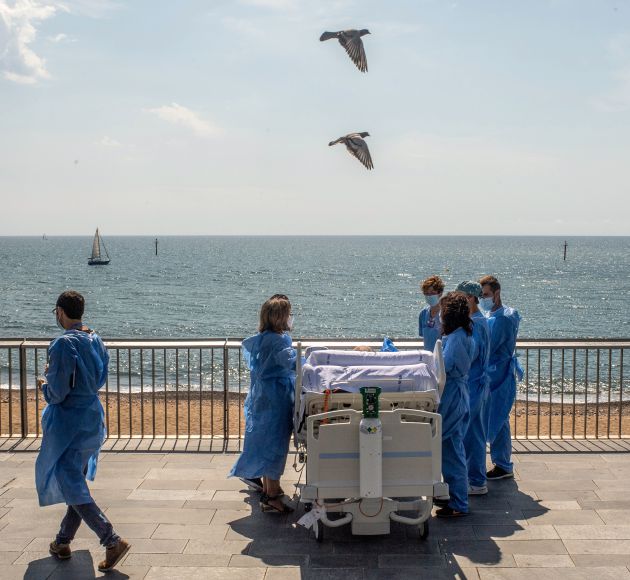 Una de las fotos del año 2020, según The New York Times. Una de las fotos del año 2020, según The New York Times.