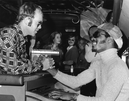 Elton John y Stevie Wonder Elton John y Stevie Wonder