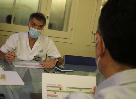 Las previsiones de la evolución en la pandemia también mantienen la tensión en el hospital Las previsiones de la evolución en la pandemia también mantienen la tensión en el hospital
