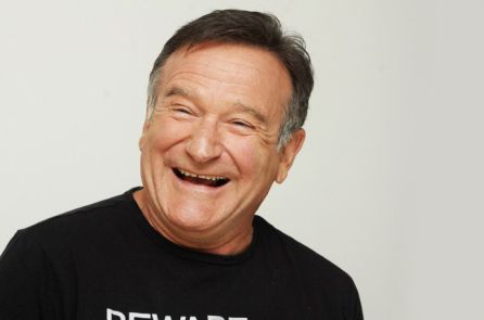 Robin Williams durante la promoción de una de sus películas. Robin Williams durante la promoción de una de sus películas.