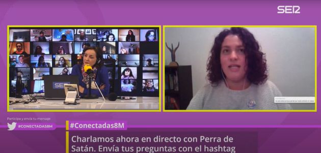 La entrevista de Pepa Bueno a la tuitera Perra de Satán. La entrevista de Pepa Bueno a la tuitera Perra de Satán.