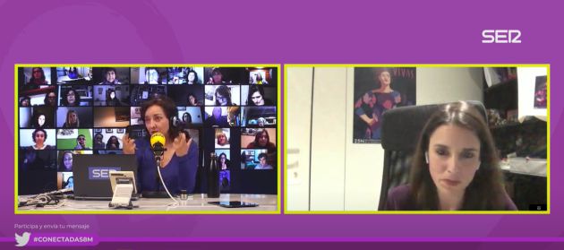 La entrevista de Pepa Bueno a la ministra Irene Montero. La entrevista de Pepa Bueno a la ministra Irene Montero.
