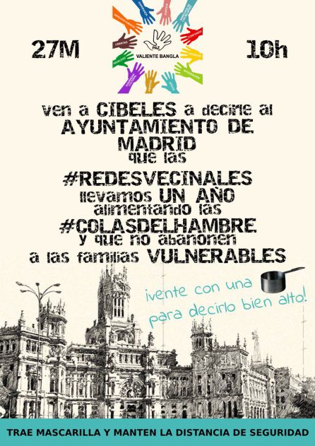 Convocatoria acto frente Ayuntamiento de Madrid Convocatoria acto frente Ayuntamiento de Madrid
