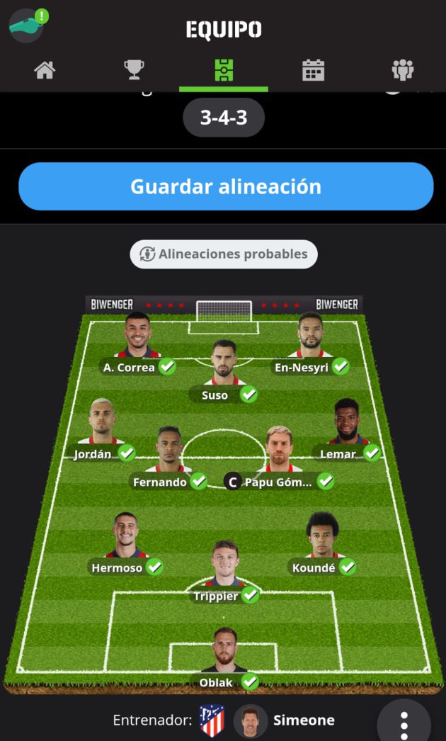 El equipo de 'El Larguero' para el reto de Carrusel Deportivo en Biwenger El equipo de 'El Larguero' para el reto de Carrusel Deportivo en Biwenger