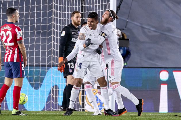 El Real Madrid propició el primer tropiezo del Atlético en Liga El Real Madrid propició el primer tropiezo del Atlético en Liga