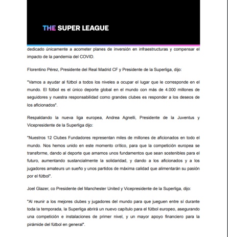 Documento de creación de la Superliga (3) Documento de creación de la Superliga (3)