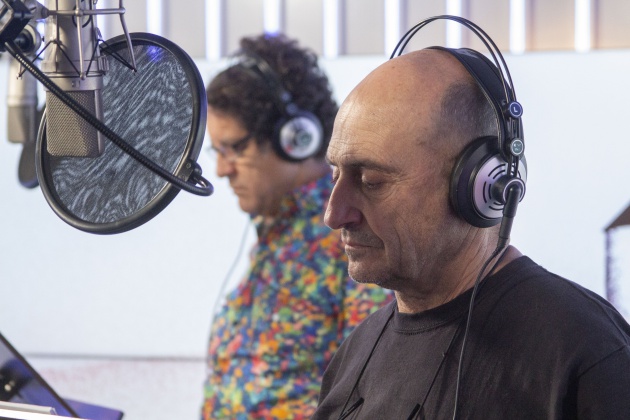 Pedro Casablanc y Pepe Viyuela en la grabación de 'El ingenioso hidalgo don Quijote de la Mancha' Pedro Casablanc y Pepe Viyuela en la grabación de 'El ingenioso hidalgo don Quijote de la Mancha'