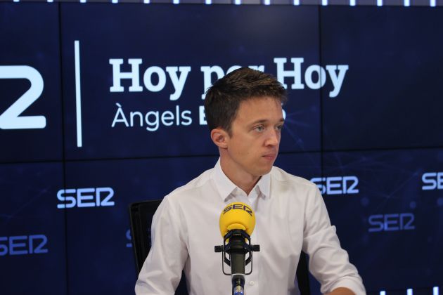 Íñigo Errejón, durante la entrevista en la SER Íñigo Errejón, durante la entrevista en la SER