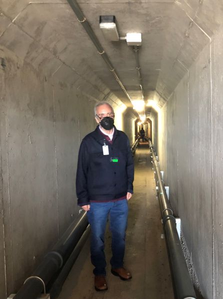 Tunel de control bajo las celdas de almacenamiento Tunel de control bajo las celdas de almacenamiento