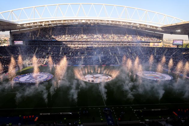 Así se vio desde el estadio Do Dragao Así se vio desde el estadio Do Dragao